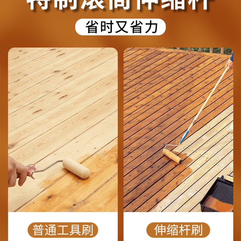 速发销家用地板翻新改色漆保护漆实木木耐磨漆防水漆木纹漆油漆清