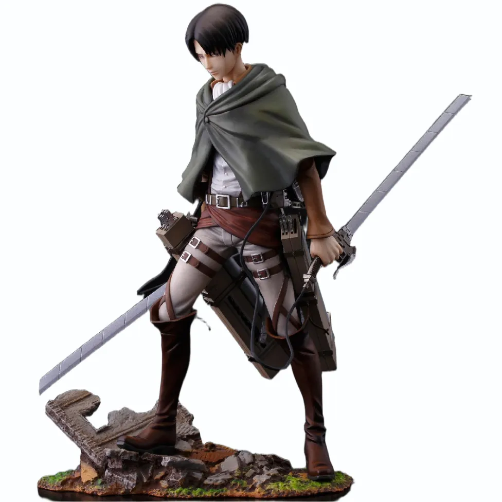 进击的巨人二次元手办摆件 千值练兵长1/8场景动漫手办模型