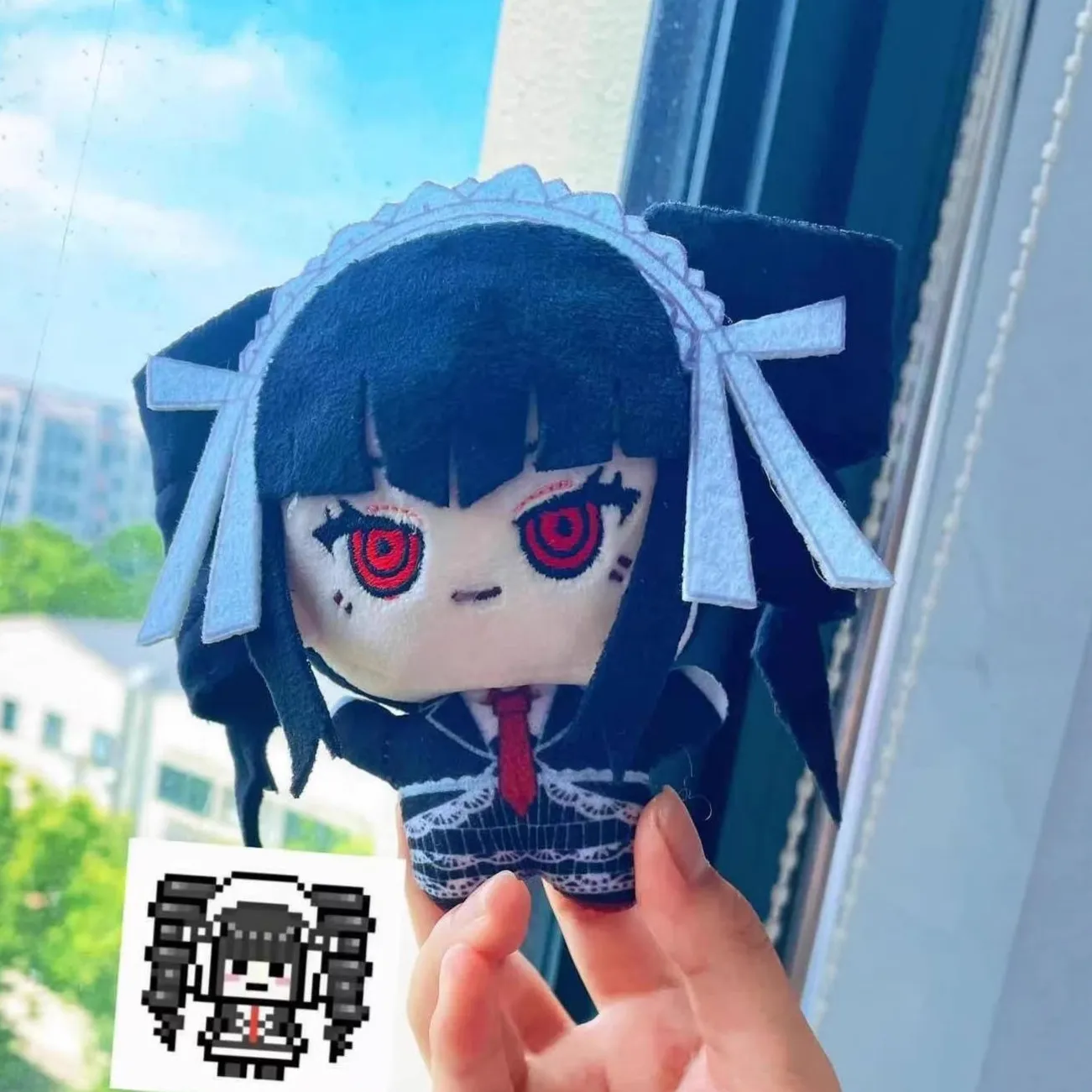 10cm塞蕾丝缇雅努努体七海千秋棉花娃娃弹丸论破同人玩偶毛绒挂件