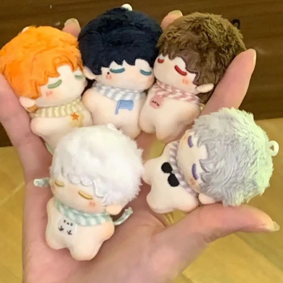 光与夜之恋5cm娃娃挂件萧迷你公仔超小周边海星体心挂件