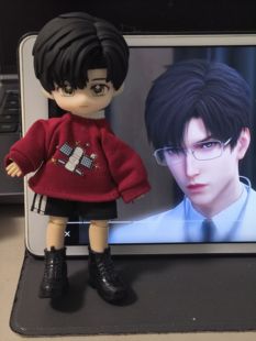 恋与深空ob11整娃黎深粘土人二次元手办生日礼物BJD人偶