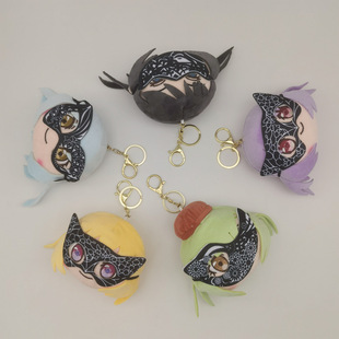 跨境新品GSC假面舞会坐姿玩偶 丰川祥子挂件毛绒玩具公仔玩偶现货