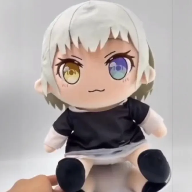 二次元MYGO动漫周边玩偶要乐奈20cm棉花娃娃可爱猫猫公仔生日礼物