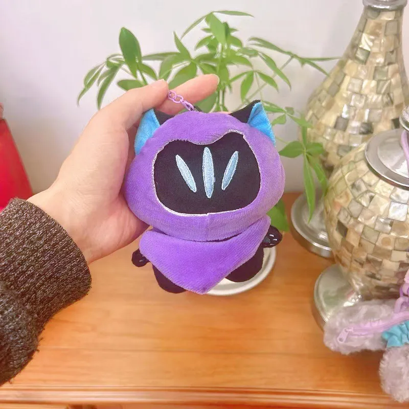 【实拍图】无畏契约幽影猫猫瓦罗兰特挂件OMEN玩偶挂件跨境热销