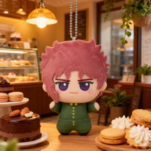 jo的奇妙冒险动漫周边花京院典明棉花娃娃10cm承太郎努努波波挂件