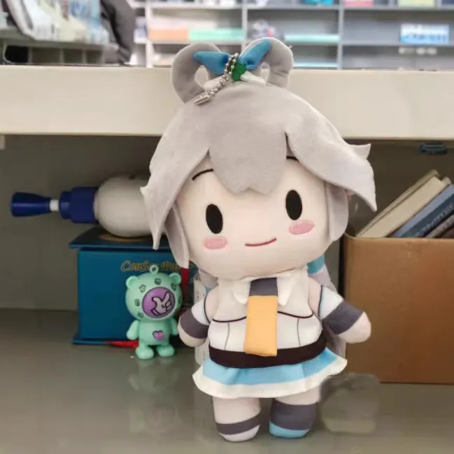 Q版洛天依毛绒玩偶20cm棉花娃娃二次元穿衣服洛天依fufu公仔礼物