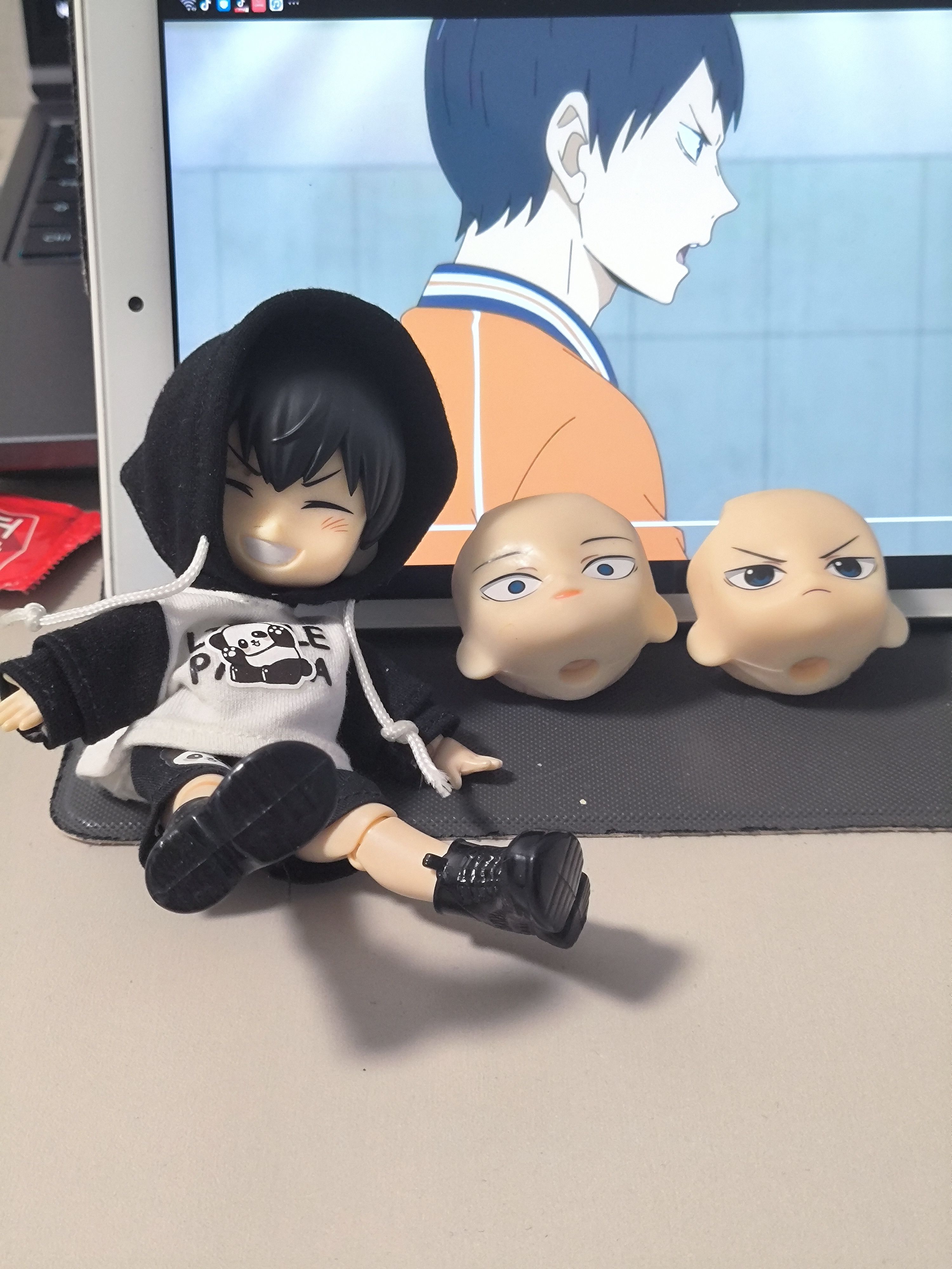 排球少年ob11整娃影山飞雄粘土人二次元手办生日礼物BJD人偶