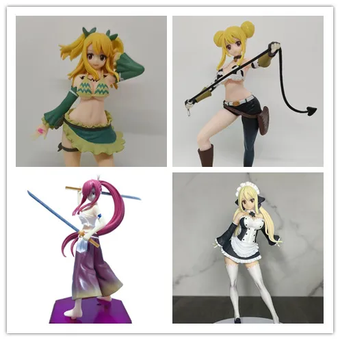 妖精的尾巴露西妖刀艾露莎潮玩模型摆件二次元动漫女手办工厂