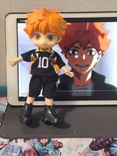 日向翔阳ob11整娃排球少年二次元猫猫手办生日礼物BJD人偶