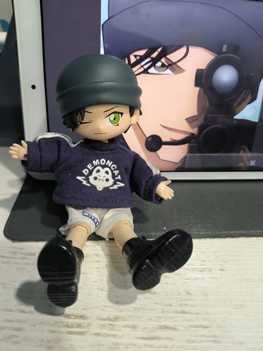 名侦探柯南ob11整娃排赤井秀一二次元猫猫手办生日礼物BJD人偶