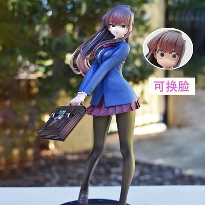 美动漫二次元古见同学有交流障碍症校服古见硝子双头手办摆件