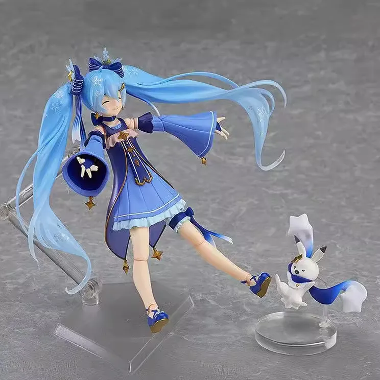 初音 FigmaEX037星空雪初音 动漫模型关节可动可换脸盒装摆件手办