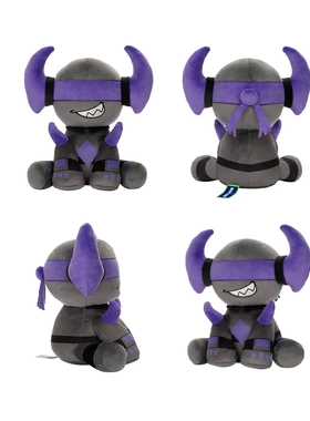 跨境新品 phighting broken plush 双角牛毛绒玩具玩偶公仔娃娃