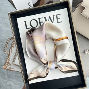 生日礼物CONCISE KITE真丝丝巾礼盒妈妈女友桑蚕丝方巾丝绸围巾女