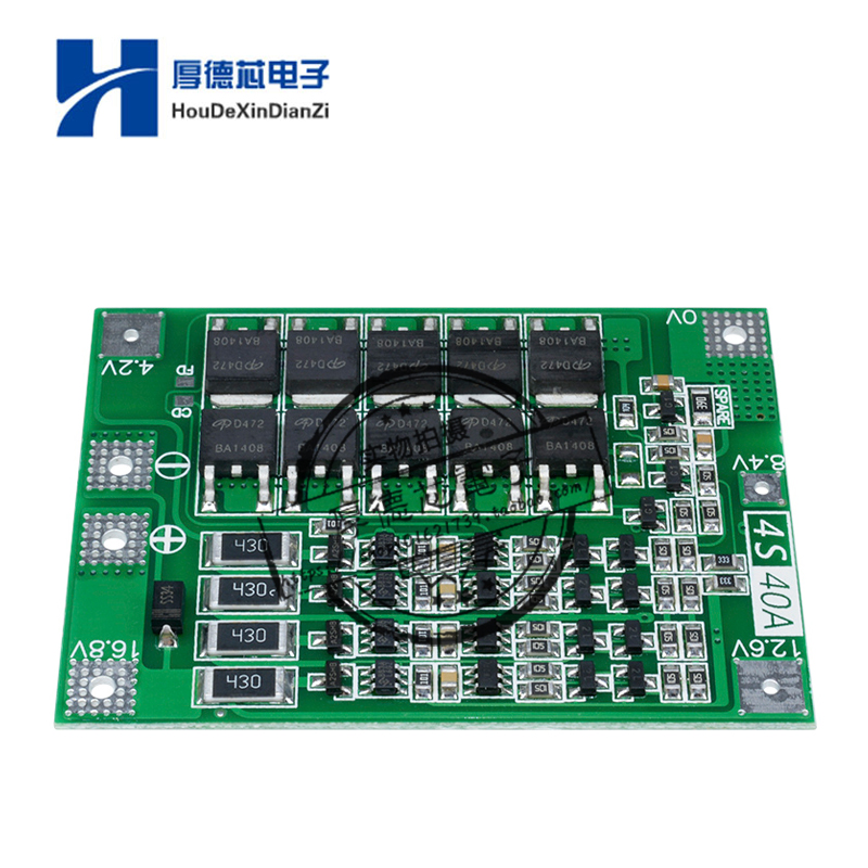 3串12V18650锂电池充放电保护板11.1V12.6V过充过放25A40A60A均衡