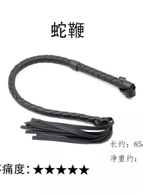 Poison 散鞭皮制鞭SP工具 小圈实践工具新手不疼马卡龙粉黑色鞭子