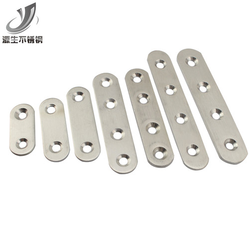 不锈钢直片角铁连接件 不锈钢一字型平角片固定角码