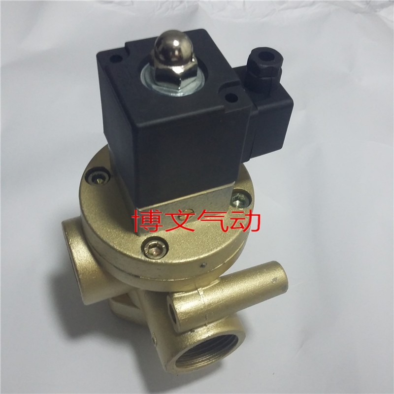 砖机气动电磁阀K23JD-20W 10W二位三通换向阀K23JD-15W/8W/25W