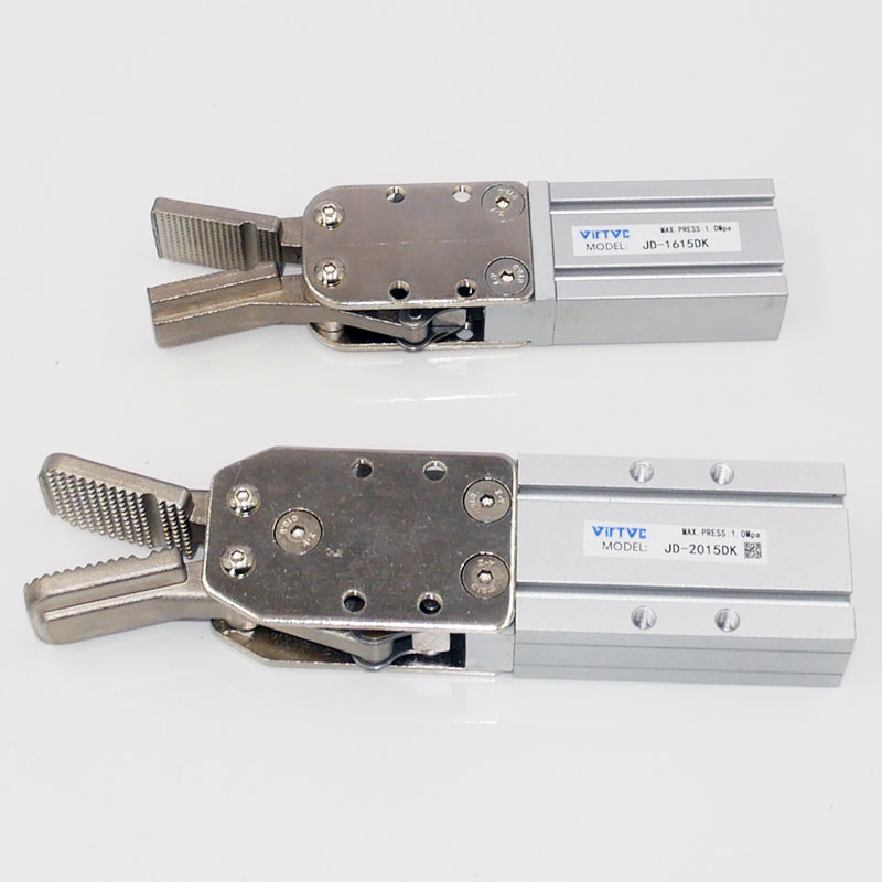 气缸 气动注塑机械手配件夹具JD-2015DK/1615DK/DS小夹子夹头