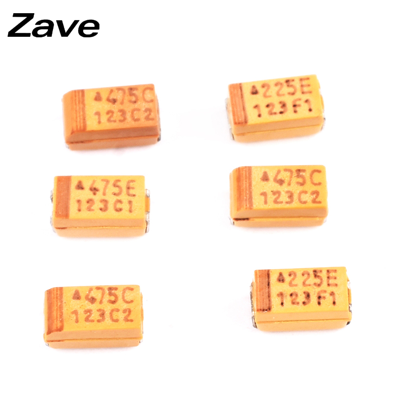 A型3216贴片钽电容2.2/3.3/4.7/10/22/33/47uf16/25V225E475C106K