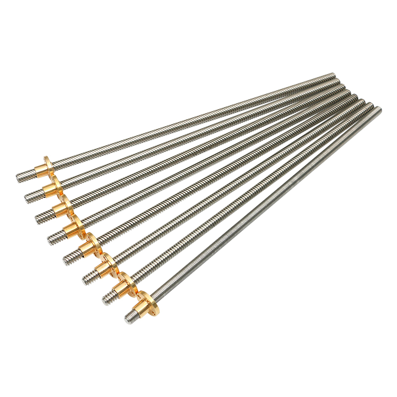 3D印机丝杆T型丝杆T8丝杆步进电机丝杆梯形丝杆T型螺母