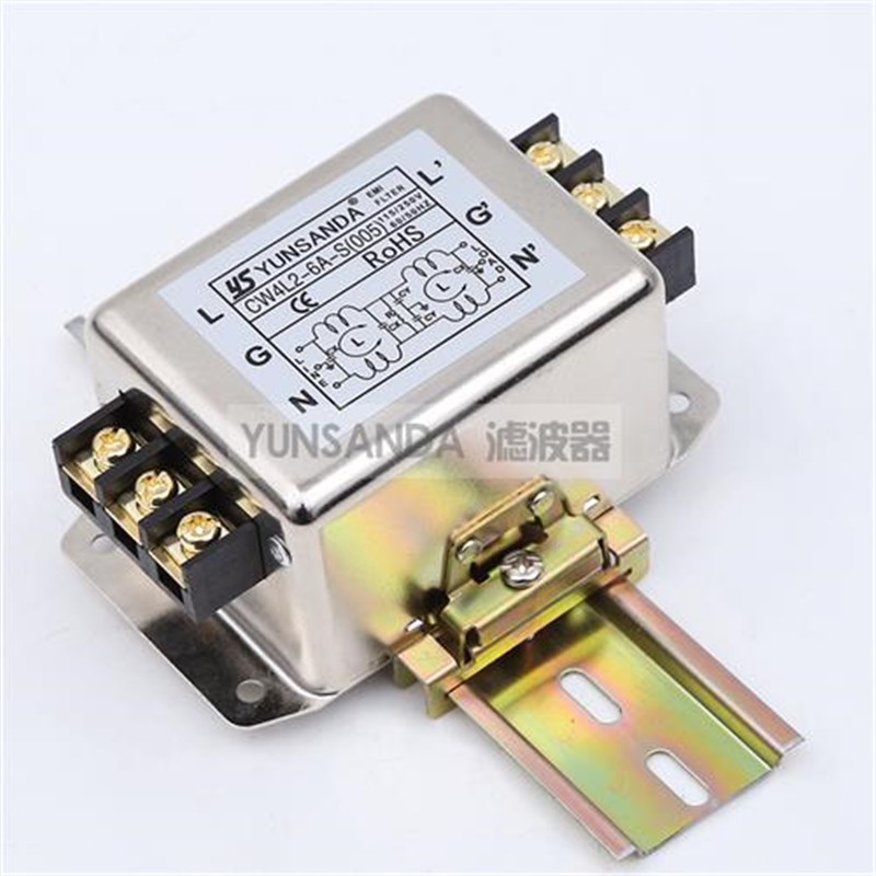 单相交流220v电源滤波器隔离器双极净化EMI谐波CW4L2-30A-S(005)