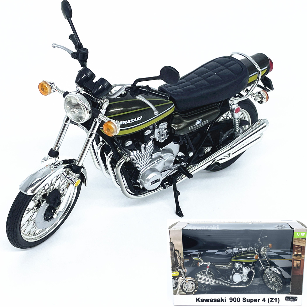 1:12川崎900 Super4(Z1)摩托车模型成品收藏摆件