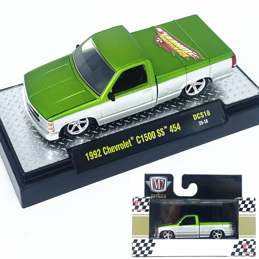 1:64M2车模1992雪佛兰C1500SS仿真合金汽车模型收藏摆件