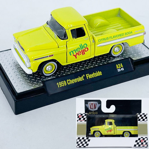 1:64M2车模1959雪佛兰Fleetside皮卡仿真合金汽车模型收藏摆件
