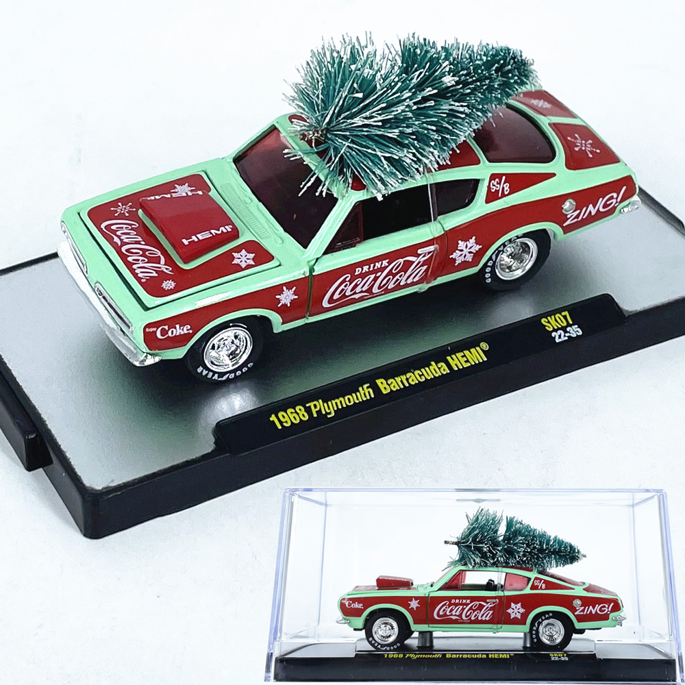 1:64M2车模1968普利茅斯BarracudaHEMI仿真合金汽车模型收藏摆件