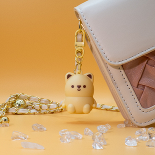 GFM唇膏小熊水果儿童润唇膏补水保湿 防干裂女可爱钥匙扣 滋润保湿