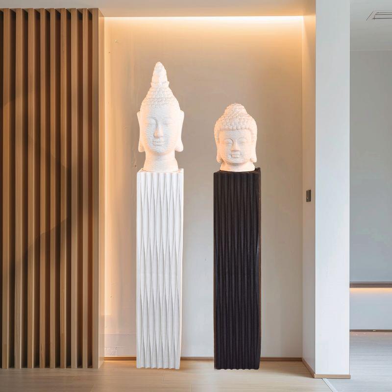 新中式客厅创意摆件底座软装饰品摆台工艺礼品摆饰展示台艺术雕塑