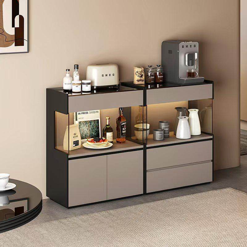 意式极简客厅餐柜一体靠墙2025新款小户型轻奢咖啡机收纳茶水柜,住宅家具,餐边柜,淘宝优惠券,粉丝福利购,淘宝优惠卷