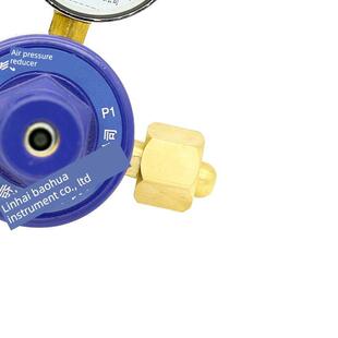 氧气减压器全铜调压阀Yqy-12液氧瓶压力表O2氧气调节医用