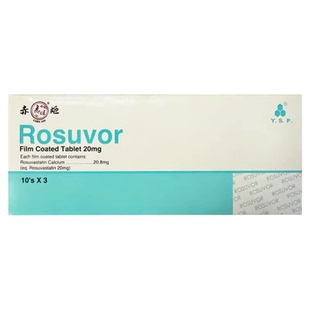 赤姬 Rosuvor 瑞舒伐他汀钙片 20mg 高血脂心血管保护 30 片 / 盒