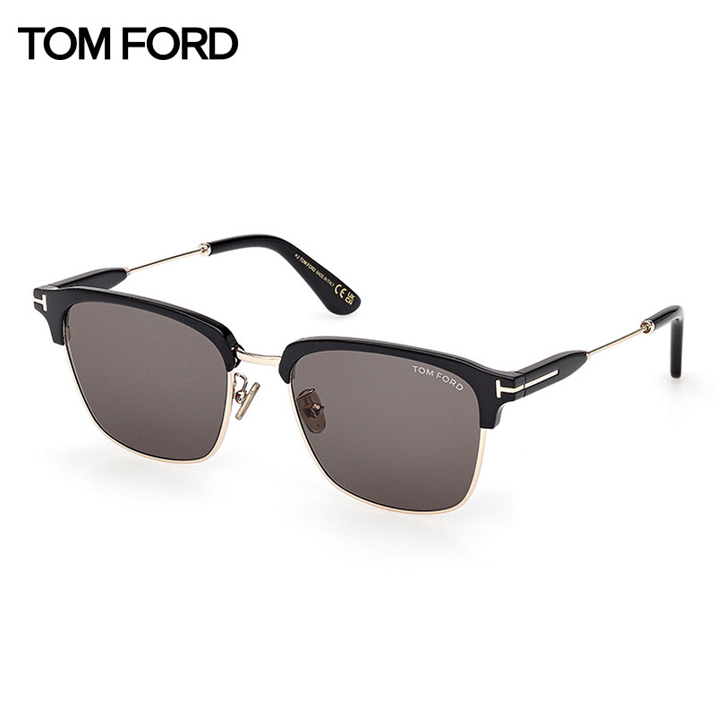 TOM FORD汤姆.福特太阳镜镜框男女修饰脸型半框防晒遮阳墨镜1242