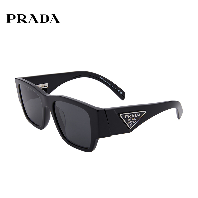 PRADA普拉达墨镜时尚男女款宽腿经典三角标太阳镜PR 10ZSF