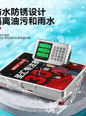 圣汇手提无线电子秤台秤300分离式高精度小型台称600公斤商用X20