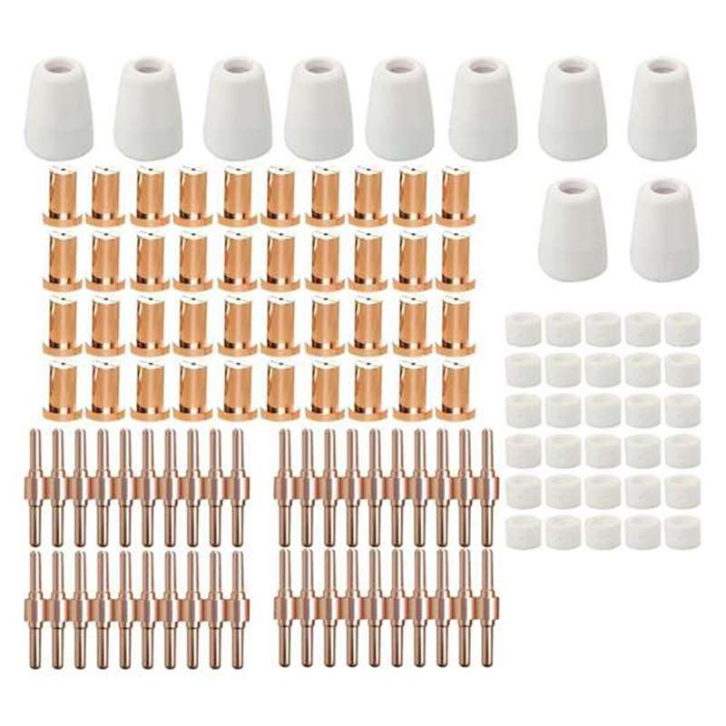 120PCS件套装温州LGK-40加长割嘴PT-31耗材CUT50空气等离子切割咀