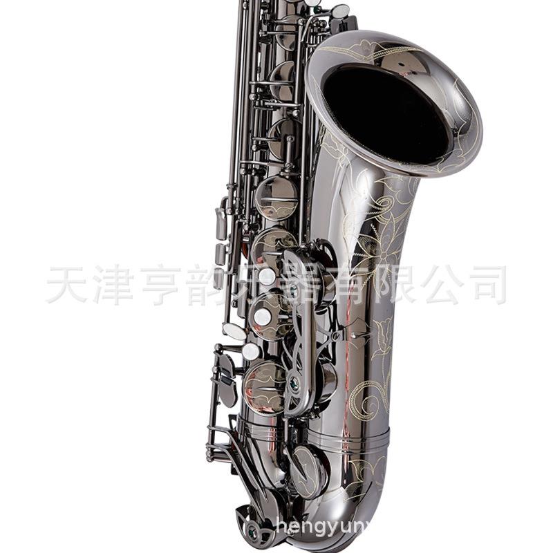 生产亨韵乐器 黑镍次中音萨克斯HY-394A萨克斯降B调萨克斯