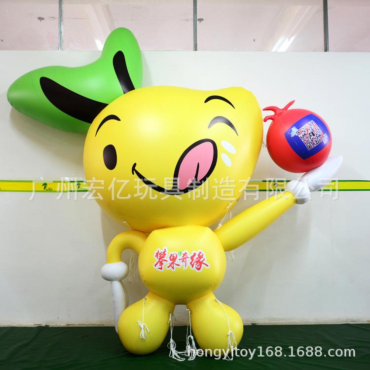企业形象充气卡通人偶气模 吉祥物充气固定卡通模型PVC广告气模人