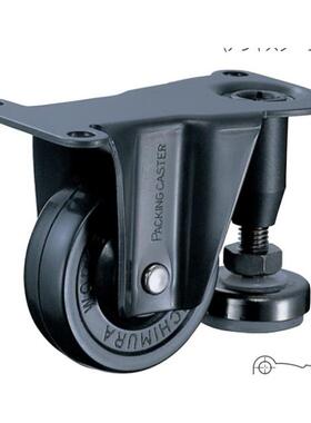 60AF-63 锤牌优质支撑轮 底板64×112 孔距48×96MM脚轮