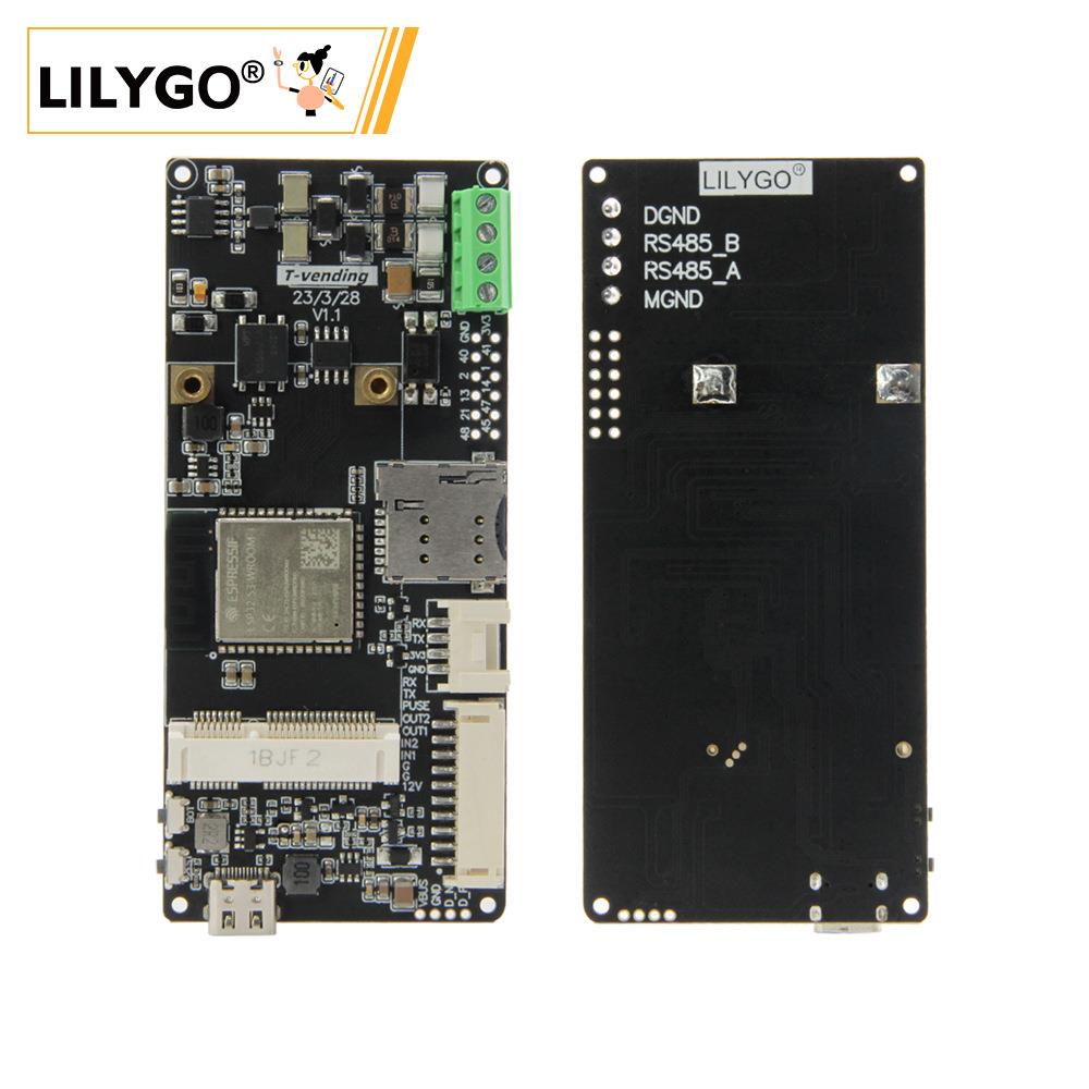 LILYGO® T-Vending ESP32-S3 RS485 支持T-PCIE拓展模块 Grove