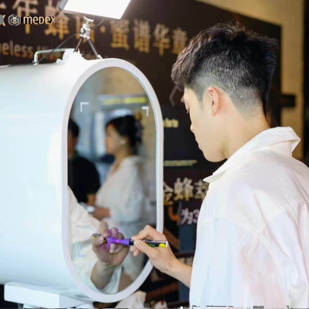 AR镜面签 镜头签 AR签到机 AR虚拟签到打卡 可租可售