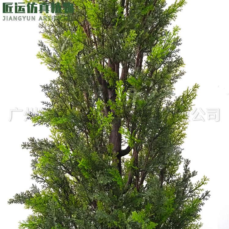 仿真松树柏树 仿真细柏叶树塔型松树 人造塔型树雪松树盆栽