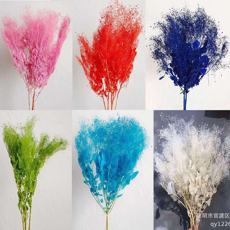 厂家永生彩色雾中情人厂家永生柔丝龙须草情现代婚礼