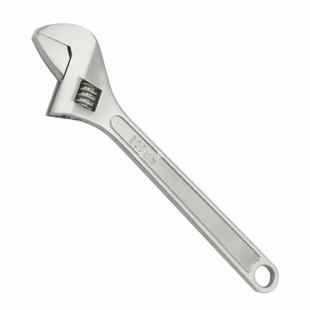 5IJO防磁304不锈钢活动扳手6-24寸活口扳手白钢不生锈活板子活络