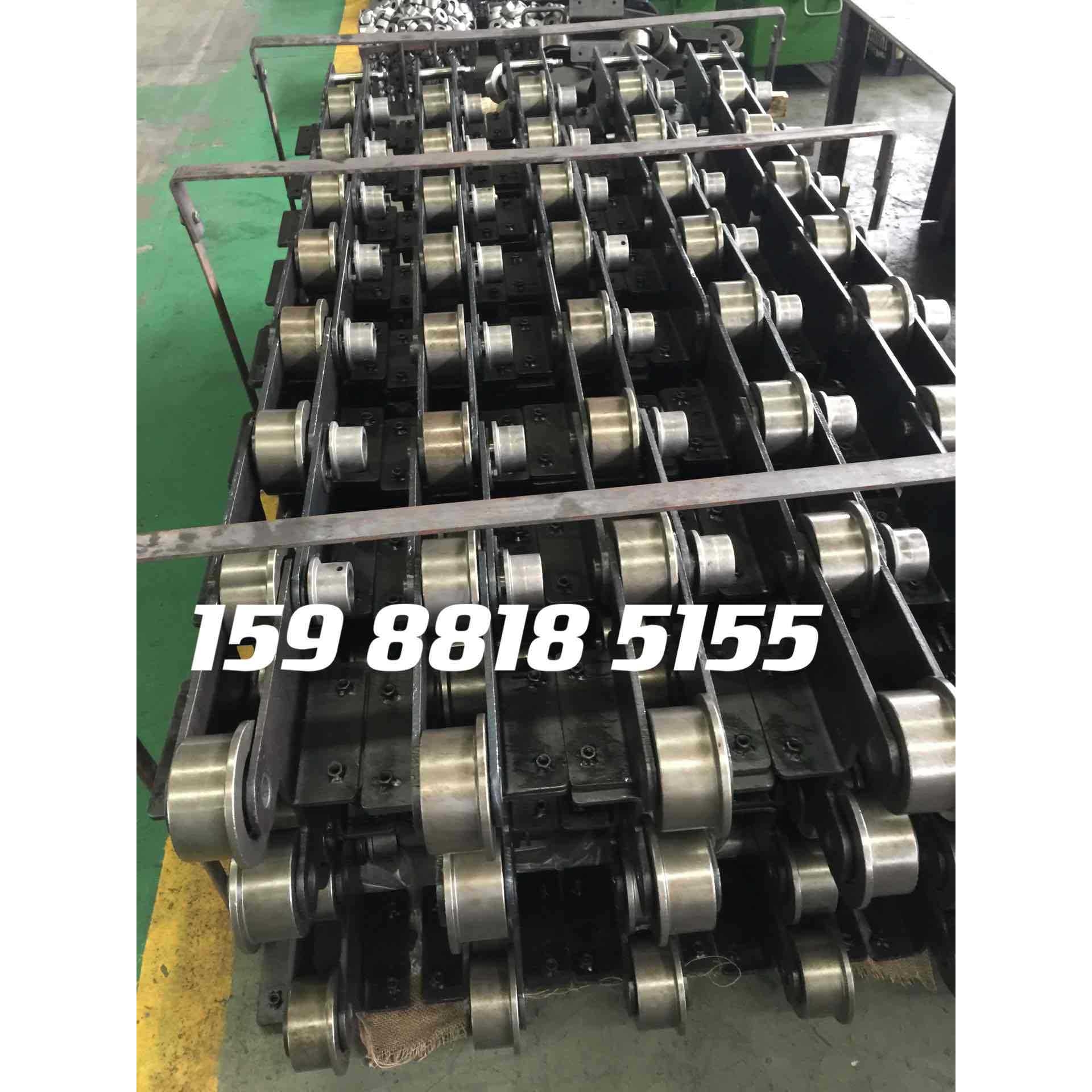 304不锈钢链条输送机链条双节距弯板非标传动链不锈钢滚子链c2082