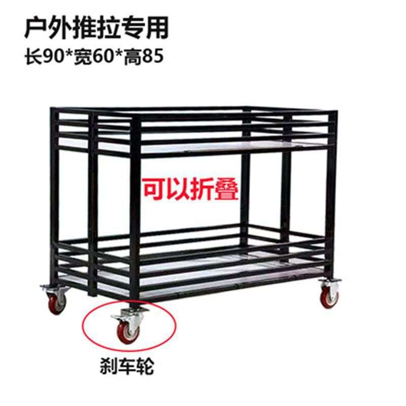 服装促销台超市折叠摆摊花车地摊货架车户外流动移动夜市售货