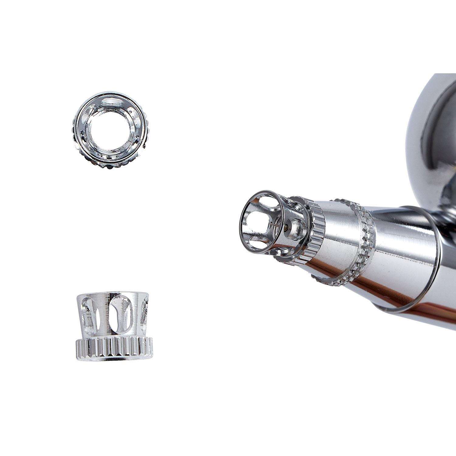 喷针帽 镂空型斧型定距型喷针帽喷笔零件